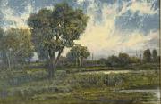 Charles S. Dorion marshland oil painting artist